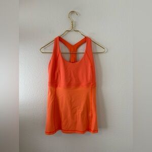 lululemon athletica Orange Tank Top